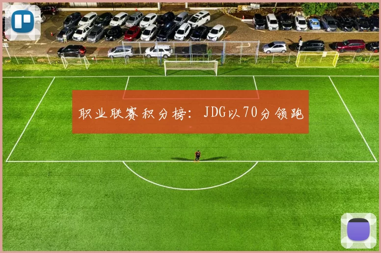 职业联赛积分榜：JDG以70分领跑